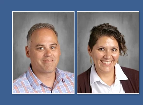 Photo of Matt Melamed, Principal and Vanessa Morales, Assistant Principal